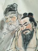 ภาพวาดอาจารย์เฉิน เป็นภาพวาดภู่กันจีนเก่า รูปที่ 1