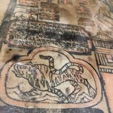 ปฎิทิน ผ้า ทิเบต เขียนด้วยมือ เก่าแก่ โบราณ หายาก ของมงคล จีน  รูปที่ 9