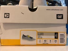 รองเท้า Caterpillar (CAT) หนังกลับ ไซส์ US7, EU40 มือหนึ่ง รูปที่ 7