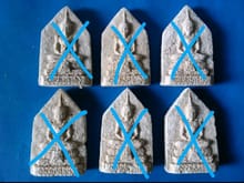 พระผงพิมพ์พระแก้วมรกตหลังยันต์ วัดชิโนรส พิธีใหญ่ 108เกจิ ล.พ.พรหม,กวย, ล.ป. โต๊ะ ล.ป.สุข ปลุกเสก ปี2512 องค์ละ750บาทเห็นก่อนเลือกก่อน