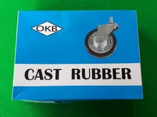 (28) ลูกล้อยางเเกนเกลียว 3 นิ้ว OKB 1 ชุด รูปที่ 3