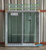 บานช่องแสง 50x150 อลูมิเนียมสีอบขาว กระจกเขียวใสตัดแสง รูปที่ 2