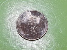 (6262) เหรียญทองแดงร.5 ตรา จปร.อัฐ อันเฟื้อง 1244 รูปที่ 2