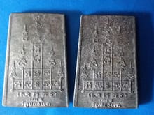 สมเด็จหลังยันต์สิบ ล.พ.พรหม วัดช่องแค นครสวรรค์ ปี2515 เนื้อชาร์ปรถไฟ ตอกโค๊ต15 รูปที่ 2