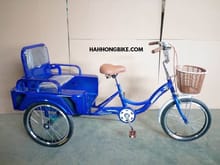 จักรยานสามล้อ Pioneer รุ่น 20 นิ้ว ที่นั่งท้าย ปรับเป็นกระบะได้ รูปที่ 3