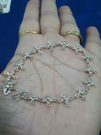 (557) สร้อยข้อมือเงิน 92.5 รูปที่ 3