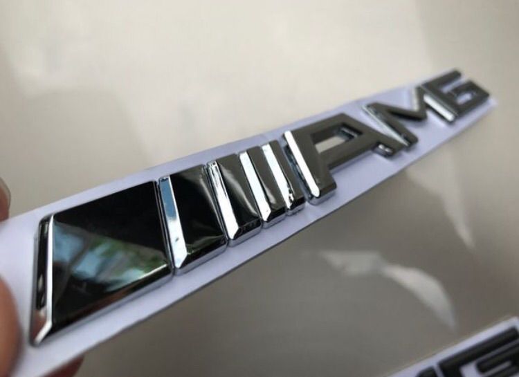 Logo BENZ AMG Kompressor ติดฝากระโปรงท้าย ของแต่ง Benz AMG รูปที่ 5