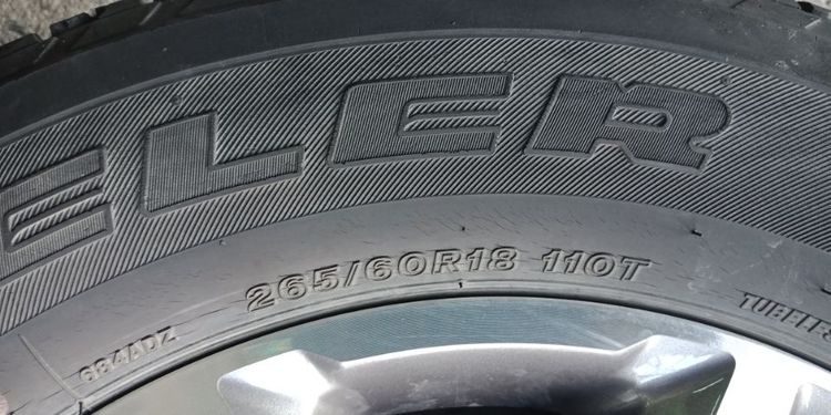 ล้อแม็กฟอดเอเวอเรสขอบ18แถมยางบริสโตนชุดที่03 รูปที่ 7