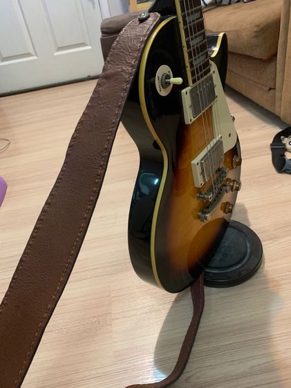 สายสะพายกีต้าร์ หรือเบส หนังแท้ รูปที่ 9