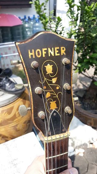HOFNER 4578 TZ 1972 Ful Hollow Body Made in Germany Rare Item รูปที่ 6
