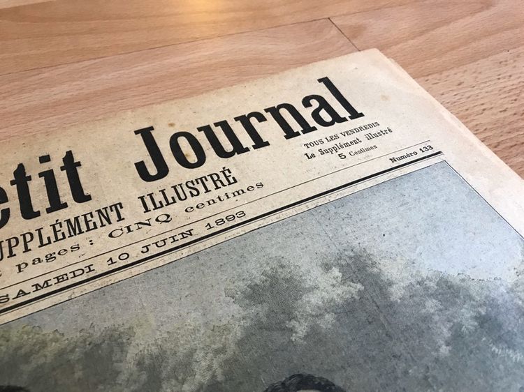 หนังสือพิมพ์ 132 ปี Le Pettit Journal   ฉบับพระบรมฉายาลักษณ์รัชกาลที่ 5 ขึ้นปกคู่พระราชินีนาถ  รูปที่ 4