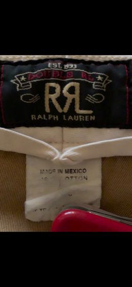RRL military chino pants made in Mexico  รูปที่ 2