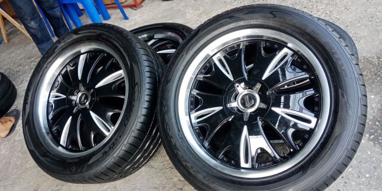 ล้อแม็กเล็นโซ่ขอบ20 6รูแนวvipพร้อมยาง รูปที่ 2