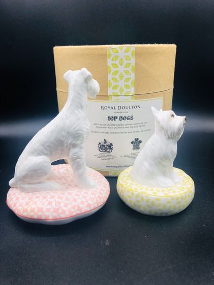 Royal Doulton London 1815 Top Dogs Bobo Schnouzer and Westie Pocelain  รูปที่ 6