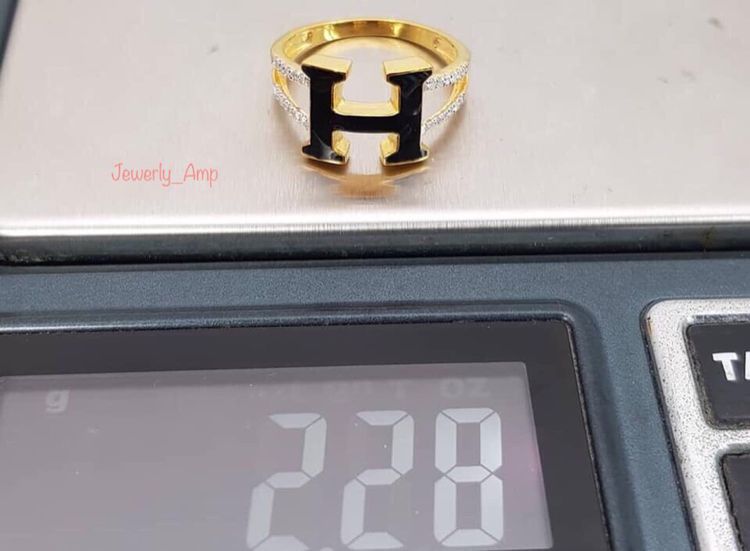 แหวน H ทองเค 9เค 9K ( งดต่อ ) รูปที่ 4