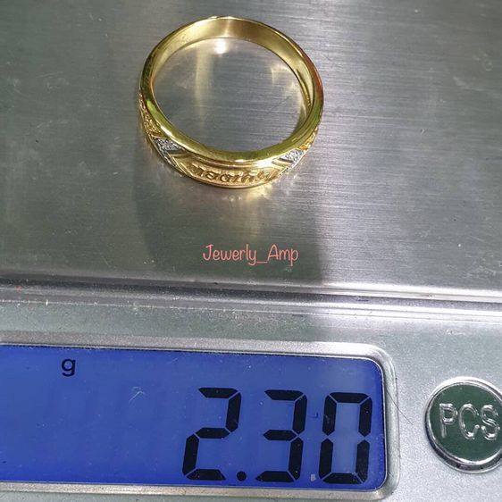 แหวนนามสกุลทองเค ทองแท้ ทอง 9k ( งดต่อ ) รูปที่ 5