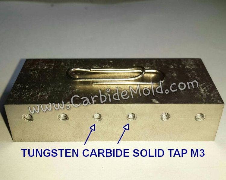 Preform carbide พรีฟอร์ม คาร์ไบด์  Tie Bar Cut die Preform Carbide Punch Carbide ตามแบบ Drawing รูปที่ 17