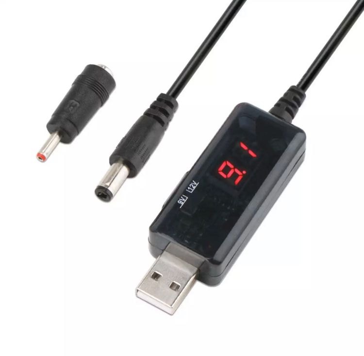 USB Power supply or USB Adapter หม้อแปลงไฟ DC จาก 5v แปลงไฟขึ้นเป็น 9v 12v รูปที่ 6