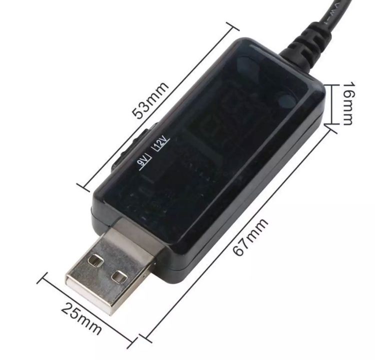 USB Power supply or USB Adapter หม้อแปลงไฟ DC จาก 5v แปลงไฟขึ้นเป็น 9v 12v รูปที่ 5