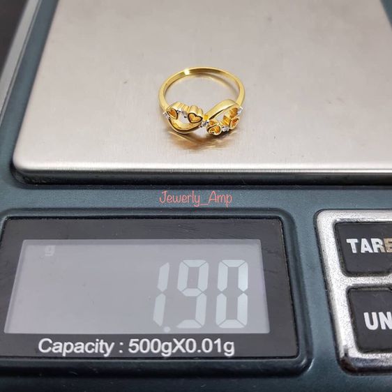 แหวนทอง แหวนอินฟินิตี้หัวใจ ทองเค 9เค 9k รูปที่ 4
