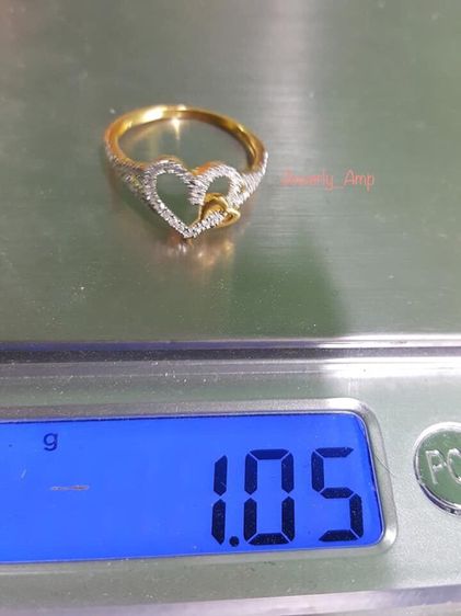 แหวนทอง แหวนหัวใจทองเค 9เค 9k (งดต่อ) รูปที่ 4