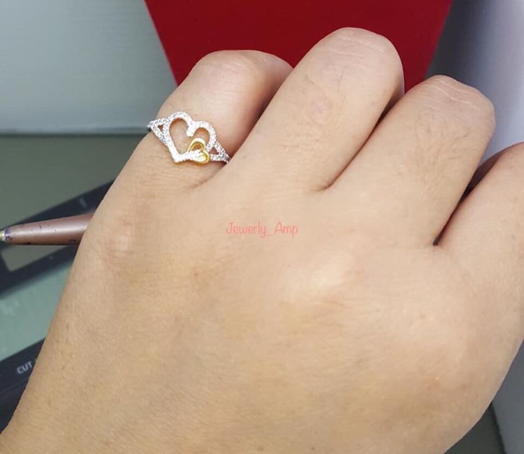 แหวนทอง แหวนหัวใจทองเค 9เค 9k (งดต่อ) รูปที่ 3