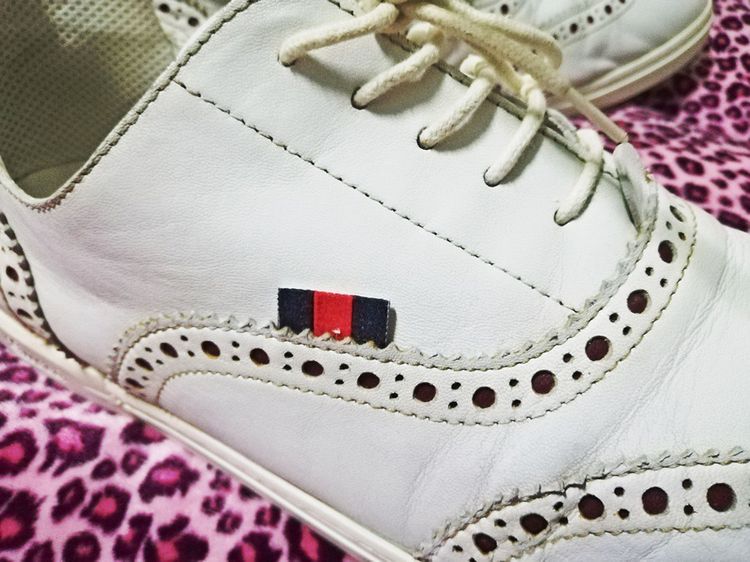รองเท้าหนัง Gucci Vintage Wingtip Oxford Sneaker Ace Rhyton รูปที่ 7