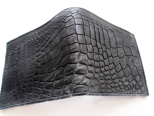 กระเป๋าสตางค์จระเข้  alligator wallet  Very nice รูปที่ 5