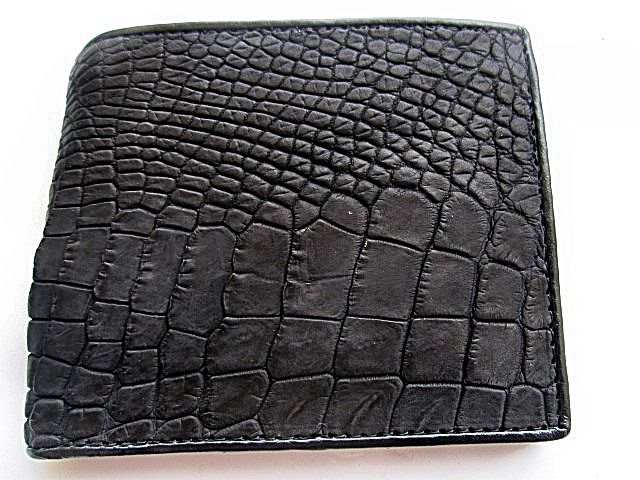 กระเป๋าสตางค์จระเข้  alligator wallet  Very nice รูปที่ 13