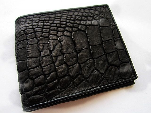 กระเป๋าสตางค์จระเข้  alligator wallet  Very nice รูปที่ 5