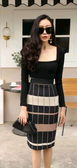 ส่งต่อเซ็ตเสื้อและกระโปรงเกาหลี รูปที่ 3