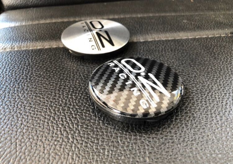 ฝาล้อ OZ RACING หน้า Stainless และหน้า Kevla กว้าง 54 57 62 และ 68 มิล M643 M582 M595 รูปที่ 2