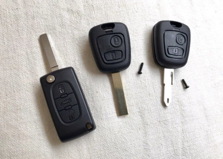 กรอบ กุญแจรีโมท PEUGEOT เปอร์โย 206 207 306 307 807 รูปที่ 2