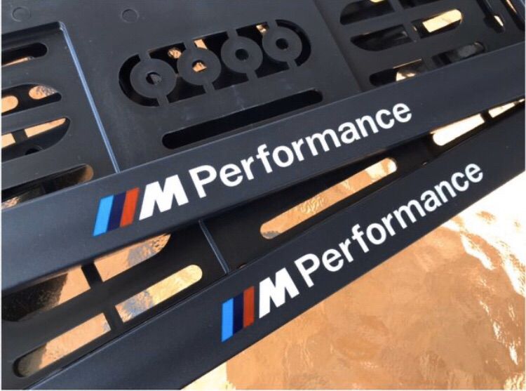 กรอบป้ายทะเบียน BMW M Performance กรอบป้าย M ของแต่ง BMW รูปที่ 2