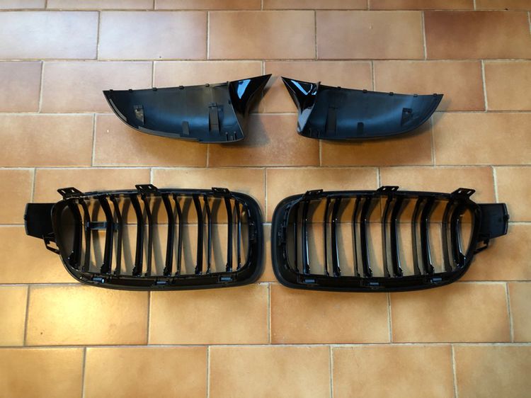 ชุดแต่ง BMW F30 กระจังหน้า M3 ครอบกระจกข้าง M3 สปอยเลอร์หลัง M4 รูปที่ 6