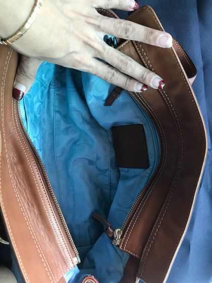 กระเป๋า coach หนังManhattan ของแท้  รูปที่ 7