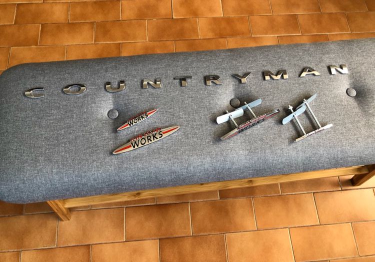 ตัวอักษร Logo Countryman ALL4 R60 F60 JCW ติดท้ายรถ กระจังหน้า คอนโซล รูปที่ 7