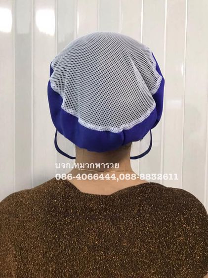 หมวกตาข่าย หมวกแม่ค้ากันเชื้อโรค หมวกคลุมผม หมวกโรงงาน หมวกเสริมเน็ต รูปที่ 9
