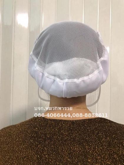 หมวกตาข่าย หมวกแม่ค้ากันเชื้อโรค หมวกคลุมผม หมวกโรงงาน หมวกเสริมเน็ต รูปที่ 3