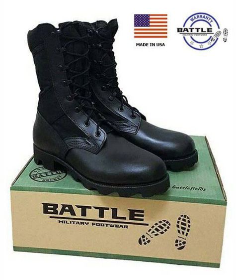 รองเท้าจังเกิ้ลดำทหาร battle รูปที่ 5