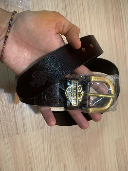 เข็มขัดหนังแท้. หัวทองเหลืองแท้ Harley-Davidson รูปที่ 8