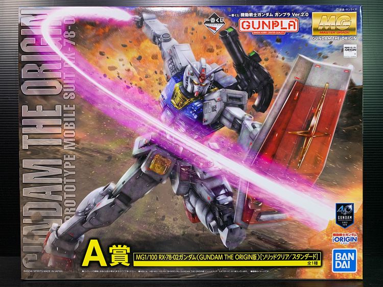 MG 1-100 Gundam (Gundam The Origin Ver) Solid Clear Standard รูปที่ 1