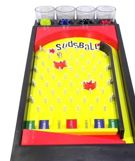 เกมกระดาน เกมส์พินบอล Drinking Game Sudsball Pinball Game