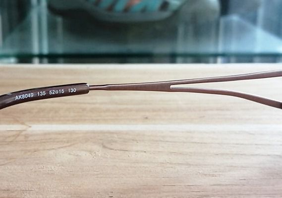 ANNE KLEIN Rx Eyeglasses AK8049 136 Brown Eyewear Frames Full Rim กรอบแว่นตาของแท้มือสอง งานสวยๆ เลนส์ปกติ ชิ้นนี้ขายที่ 820.- รูปที่ 4