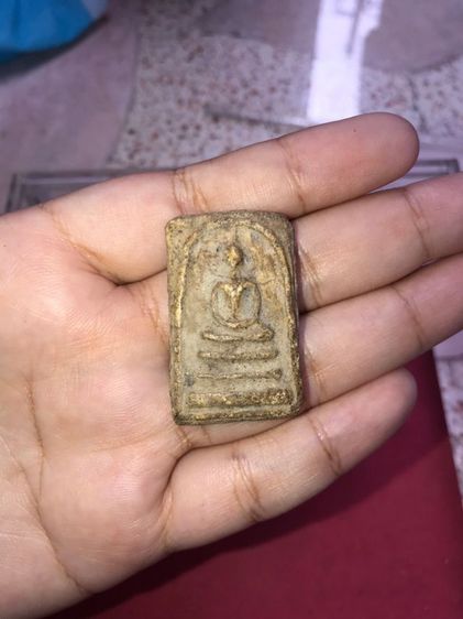 พระสมเด็จ พิมพ์ใหญ่ หูข้างเดียว วังหน้า No.3 ปี 24xx หลังเรียบ ยุบเป็นแอ่ง พิมพ์ทรง ถูกต้อง ครบถ้วน เนื้อผงพุทธคุณ เม็ดดำ แดง ขาว   รูปที่ 8