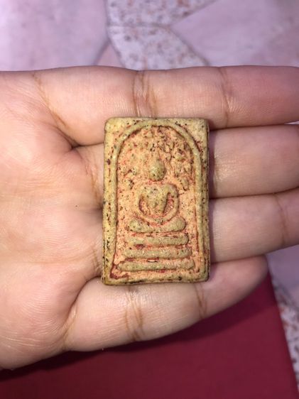 พระสมเด็จ พิมพ์ปรกโพธิ์ กรุเพดานโบสถ์ วัดระฆัง พ.ศ.24xx No.1 มีมวลสารครบ ลงรัก ปิดทองมา จัด ละเอียด หลังเรียบ รูปทรงสวย งดงาม ขอบไม่คม แห้ง รูปที่ 8