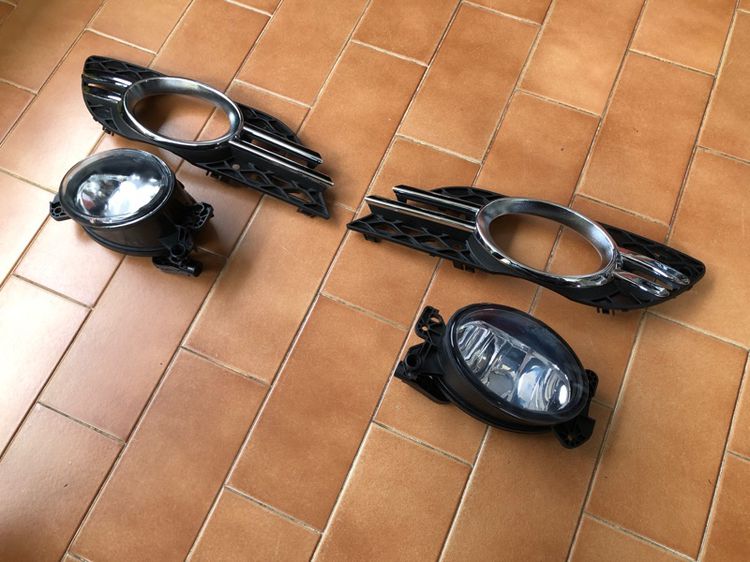 Benz W211 หน้าธนู สปอร์ตไลท์ ไฟเลี้ยวกระจกข้าง กรอบพลาสติก โครเมียม Sportlight E200 NGT E220CDi และ W204 รูปที่ 3