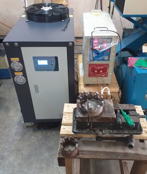 รับเชื่อม Carbide เชื่อมคาร์ไบด์ เชื่อมเงิน Ag Silver brazing ด้วยเครื่อง induction งาน carbide brazing รูปที่ 17