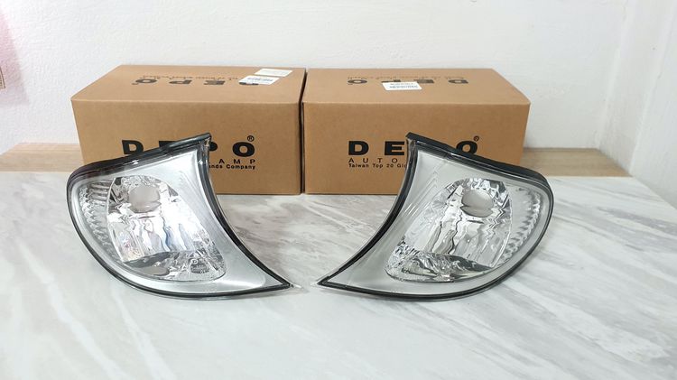 ไฟเลี้ยวมุมขาว BMW E46 ตาตก ตายก DEPO ของใหม่ รูปที่ 3