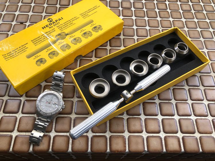 เปิดฝาหลัง ROLEX HEDAPAI No. 5537 บล๊อคหมุน 6 ขนาด GMT Submariner Yachtmaster Datejust Daytona Explorer รูปที่ 13